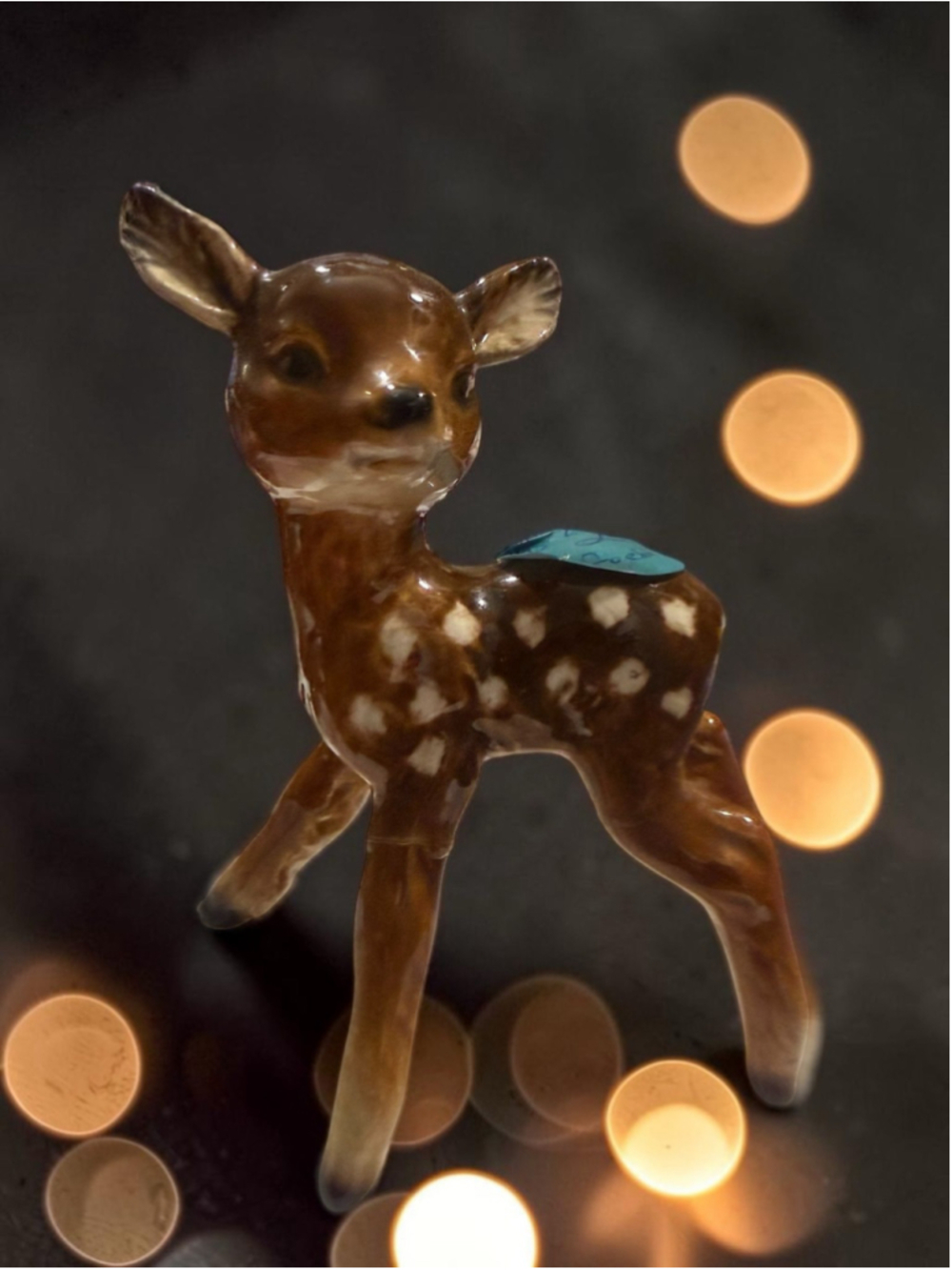 Vintage Goebel W. Germany Standing Fawn Deer Figurine Mid-Century Woodland Decor